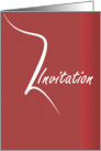 Invitation, Business card