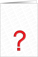 Will you be my Valentine? card
