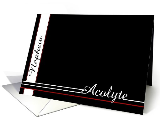 Nephew, be my Acolyte card (464661)