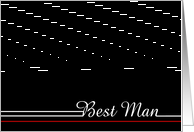 Be my Best Man card