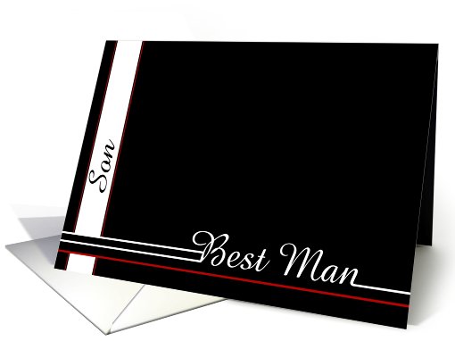 Son, be my Best Man card (464676)