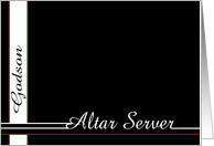 Godson, be my Altar Server card