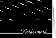 Please be my Bridesmaid card