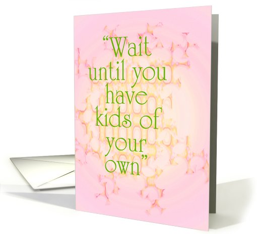 Baby Announcement funny card (476404)