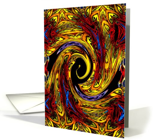 Gold Swirl card (476415)