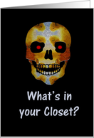 Coming Out Closet Skeleton card