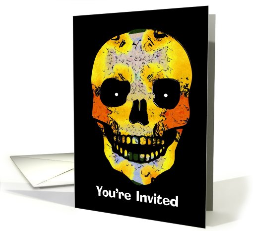 Halloween Skeleton Invitation card (494603)