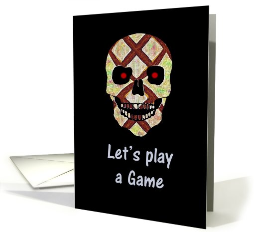 Halloween Kinky Skeleton card (494608)