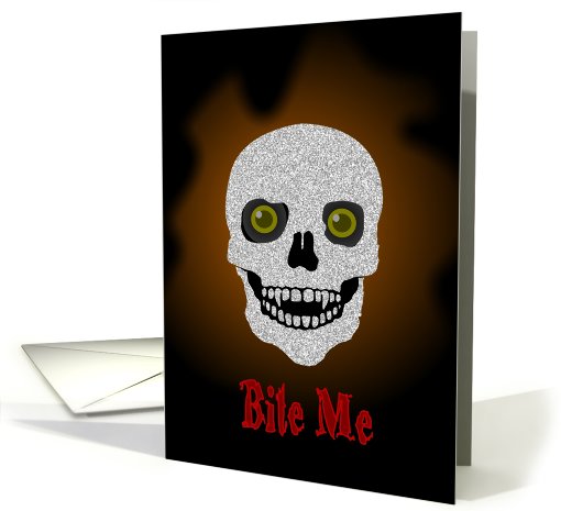 Vampire Skull Humor card (498496)