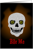 Vampire Skull Humor card