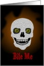 Vampire Skull Humor card