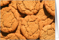 Ginger Snap Cookies card