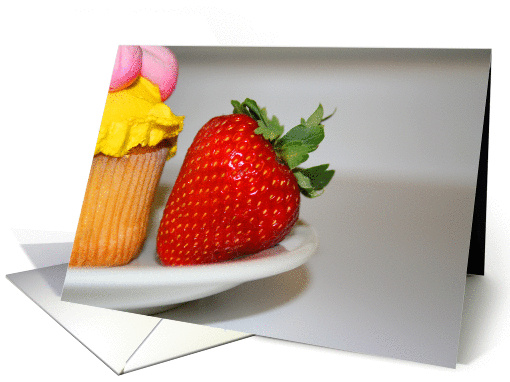 Strawberry And A Muffin card (335395)