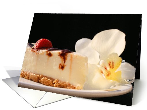 Happy Birthday Cheesecake card (490552)