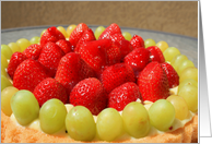 Happy Birthday Fruit Cake card