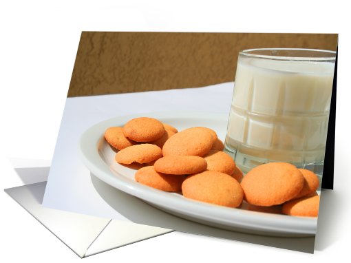 Happy Birthday Cookies and Milk card (492280)