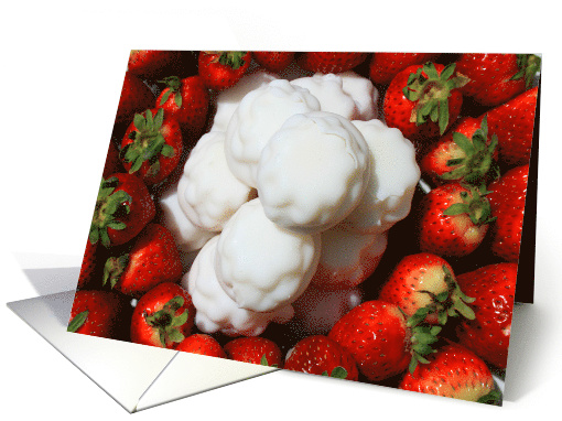 Happy Birthday Strawberries and Pastry card (492287)
