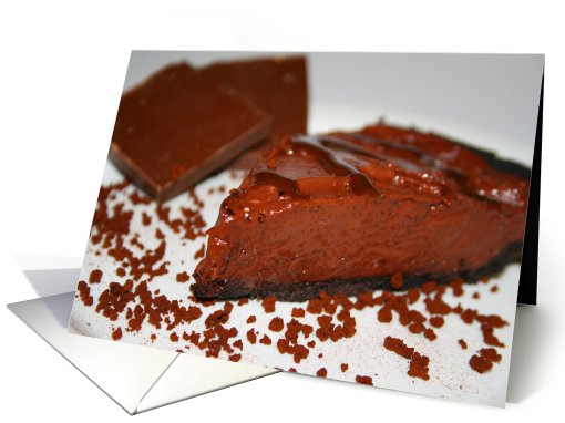 Thank You Chocolate Cake card (502178)