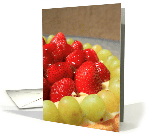 Thank You Fruit Cake card (502210)