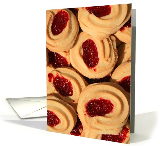 Thank You Strawberry Shortbread Cookies card (502780)