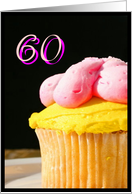 Happy 60th Birthday muffin card
