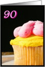 Happy 90th Birthday Muffin card