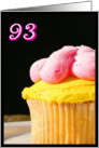 Happy 93rd Birthday Muffin card