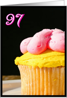 Happy 97th Birthday Muffin card