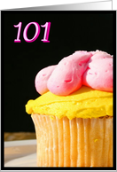 Happy 101st Birthday Muffin card