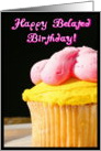 Happy Belated Birthday Birthday Muffin card