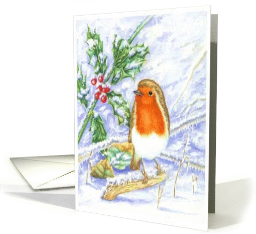 Christmas Robin card (321498)