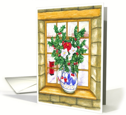Christmas Holly card (322985)