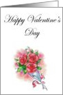 Valentine’s Day rose card