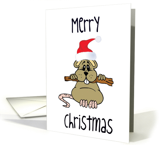 Christmas mouse card (325827)