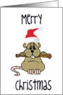 Christmas mouse card