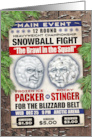 Christmas Snowball Fight card