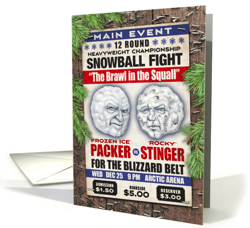 Christmas Snowball Fight card (1654726)
