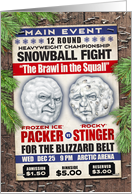 Christmas Snowball Fight card