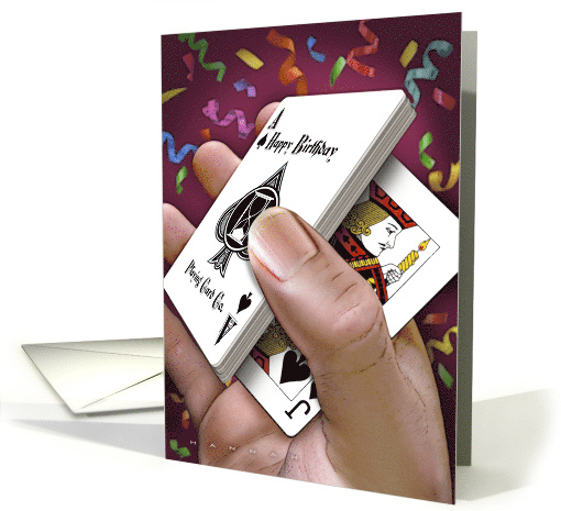 Birthday Playing Card Shuffle card (324971)