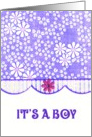 It’s a Boy Announcement card