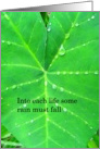 Some Rain Must Fall Encouragement Card