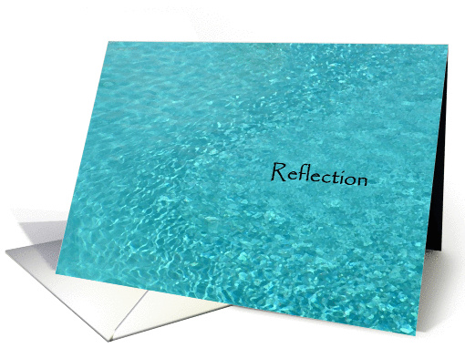 Notecard Series: Reflection card (353629)