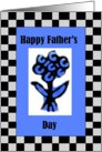 Happy Father’s Day Checkered card