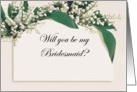 Will You Be My Bridesmaid Invite card