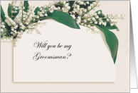 Will You Be My Groomsman Invite card