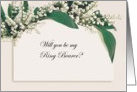 Will You Be My Ring Bearer Invite card