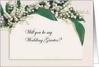 Will You Be My Greeter Invite card