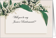 Will You Be My Junior Bridesmaid Invite card