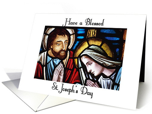 Blessed St. Joseph's Day card (387043)