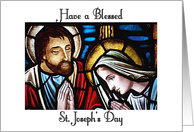 Blessed St. Joseph’s Day card